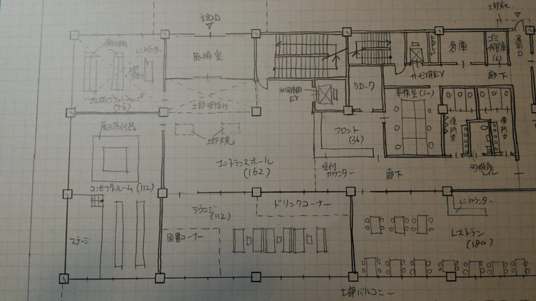 1級建築士製図試験/独学者にやさしい製図方法vol.3(特記、庇、外構の記入まで)｜注文住宅設計士の日常