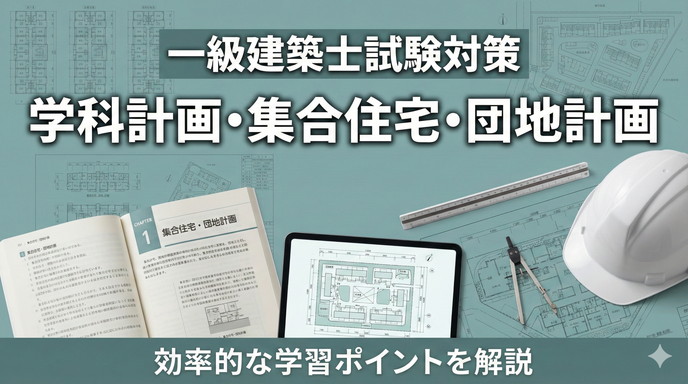 一級建築士試験 計画 集合住宅・団地計画問題まとめ