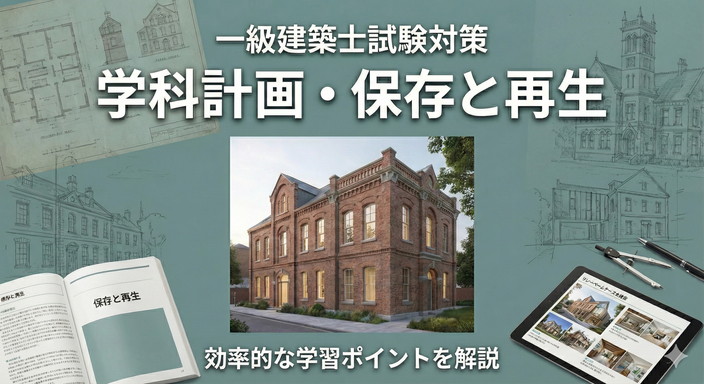 一級建築士試験 計画 建築の保存と再生問題まとめ