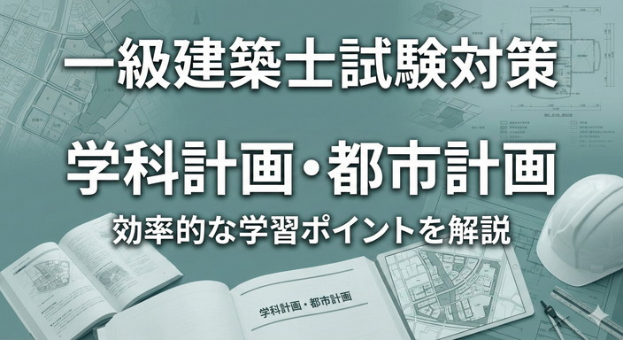 一級建築士試験 計画 都市計画問題まとめ