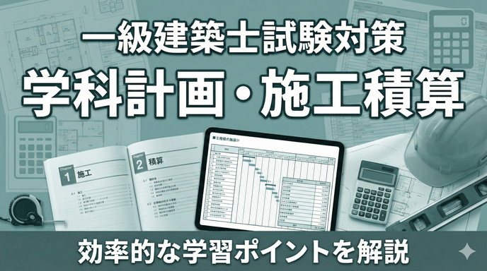 一級建築士試験 計画 施工積算問題まとめ