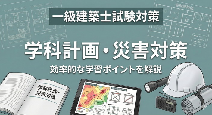 一級建築士試験 計画 災害対策問題まとめ