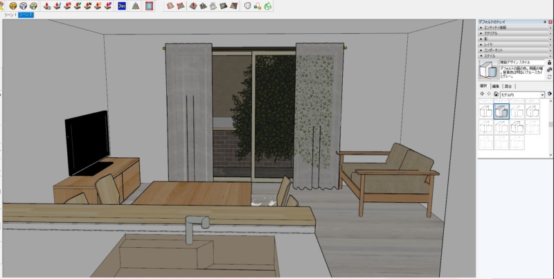 Sketchupと加工ソフトを使った 誰でも簡単に 手描きスケッチ風ｃｇパース を描く方法 注文住宅設計士の日常