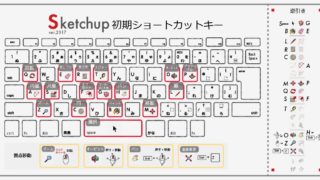 sketchupshortcutkey(ショートカット一覧)
