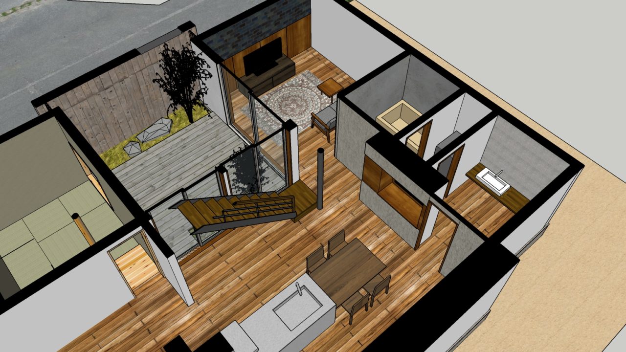 Sketchupmakeの使い方まずはこれだけ とにかく今すぐ始めたい方へ 注文住宅設計士の日常