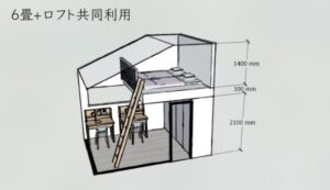 【全レイアウト3D図解付き】6畳の子供部屋を2人で上手に使うアイデア集 | 有象無象の家建て人の日常