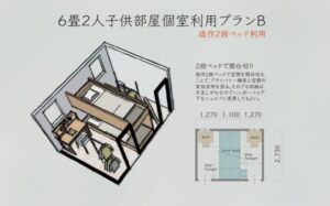 【全レイアウト3D図解付き】6畳の子供部屋を2人で上手に使うアイデア集 | 有象無象の家建て人の日常